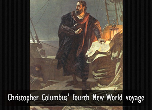 Christopher Columbus fourth New World voyage