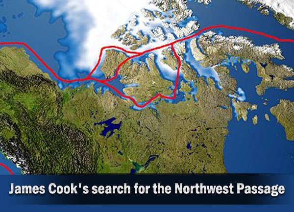 James Cooks search for the Northwest Passage