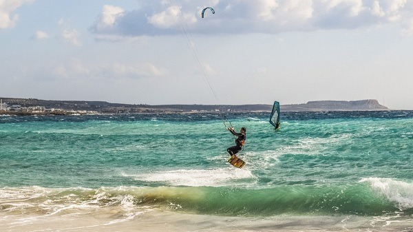 Kite surfing