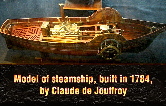 Model-of-steamship