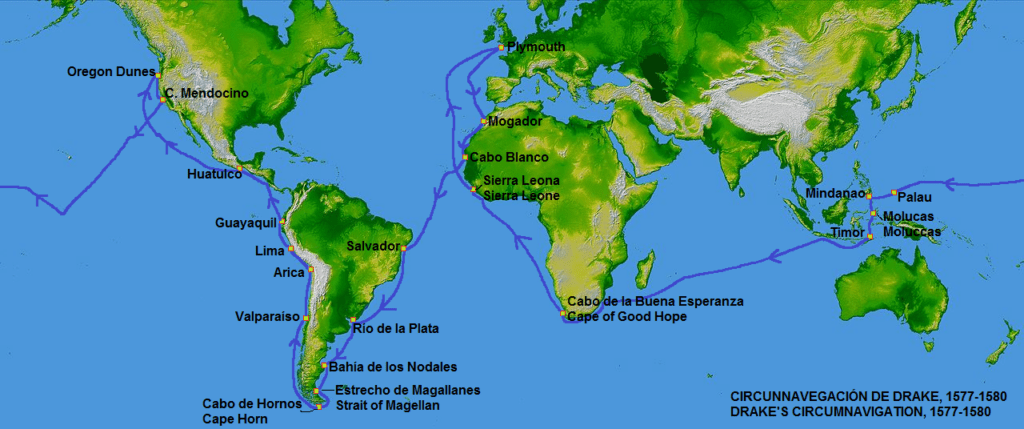 The Continuation of the Voyage Through the Pacific