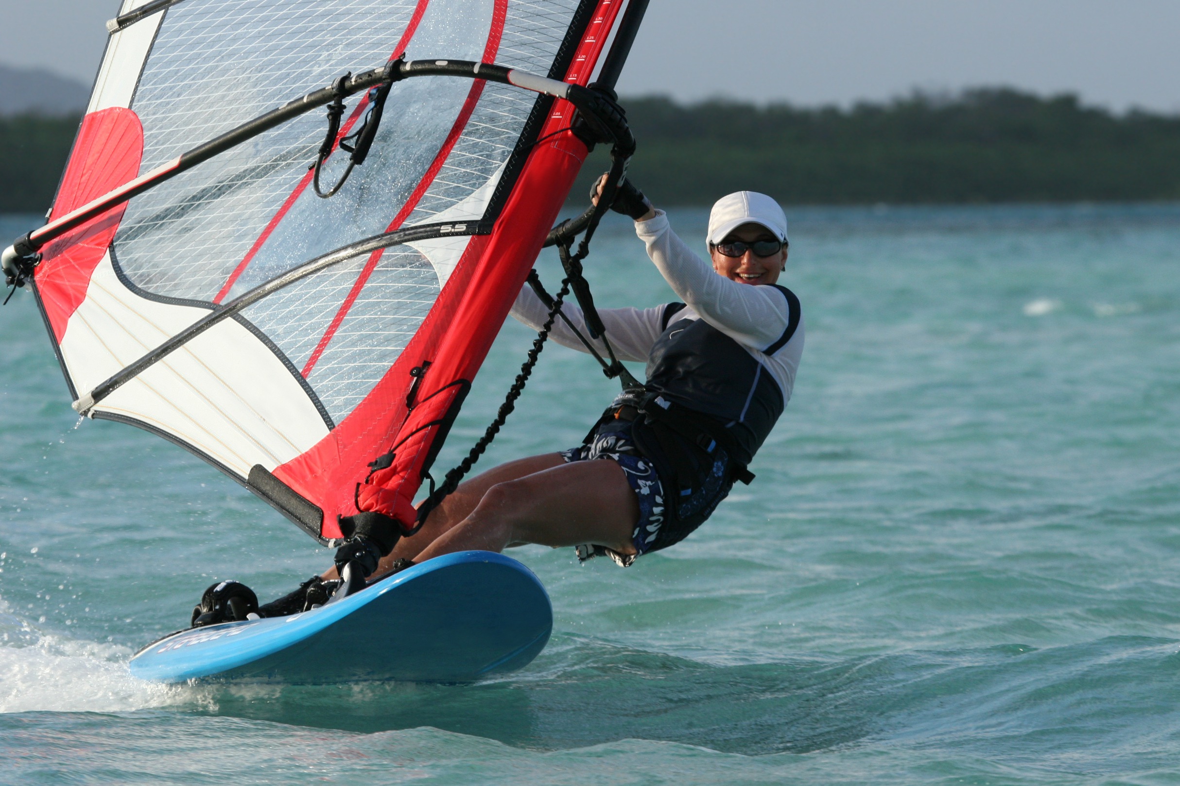 a-person-steering-a-windsurfing 